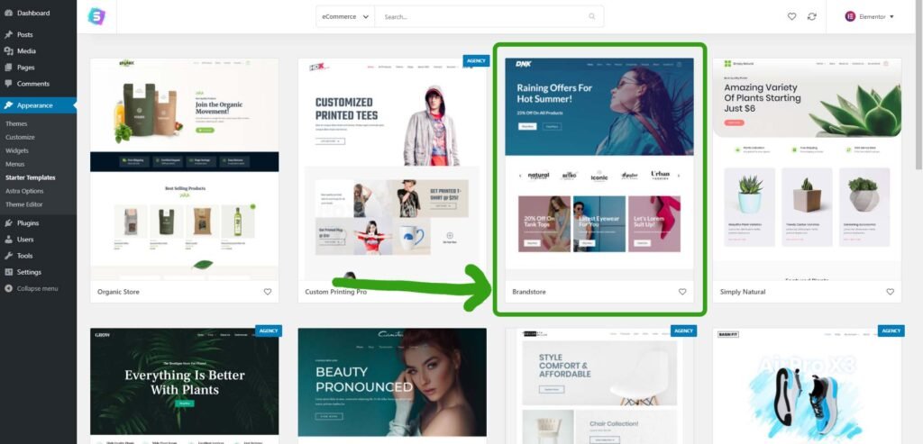 Create Ecommerce Website